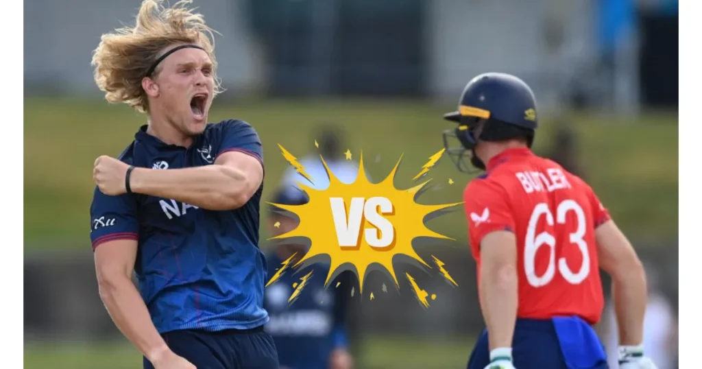 Namibia National Cricket Team vs England Cricket Team Timeline