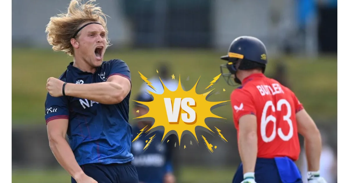 Namibia National Cricket Team vs England Cricket Team Timeline