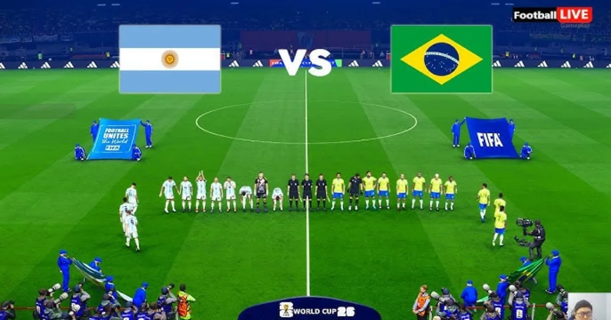Argentina National Football Team vs Brazil National Football Team Lineups
