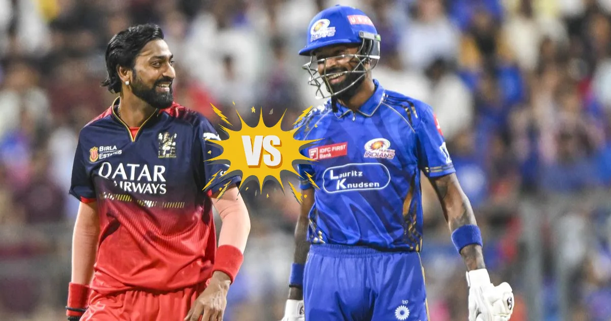 Royal Challengers Bengaluru Cricket vs Mumbai Indians Team Match Scorecard