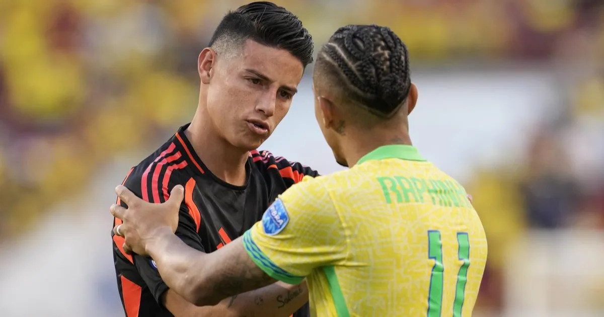 Brazil National Football Team vs Colombia National Football Team Lineups