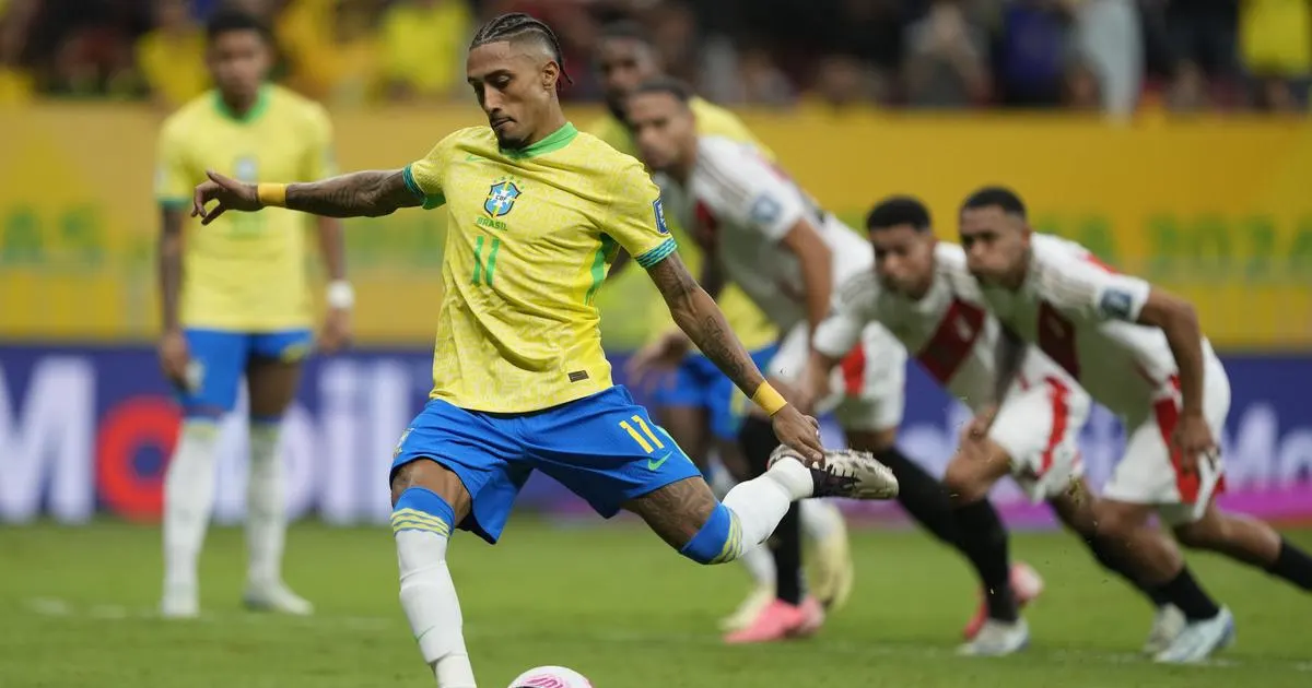 Brazil National Football Team vs Peru National Football Team Lineups